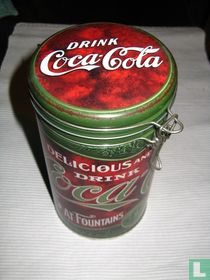 Drink Coca-Cola, Delicious drink in bottles, at fountain