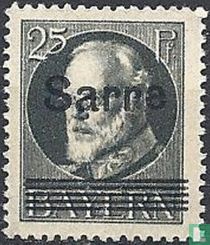 Overprint on stamps of Bavaria