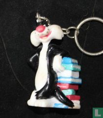 Sylvester met boeken