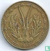 États d'Afrique de l'Ouest 5 francs 1965