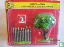 Agecanonix + un arbre + une palissade