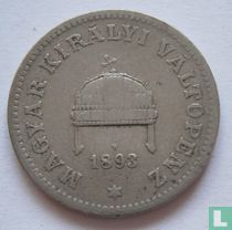 Ungarn 20 Fillér 1893