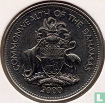 Bahamas 25 cents 2000