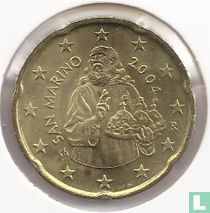 San Marino 20 Cent 2004