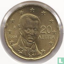 Grèce 20 cent 2004