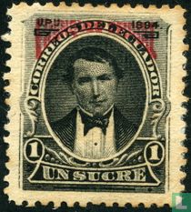 Vicente Rocafuerte avec surcharge