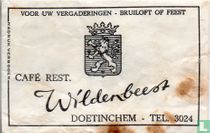 Café Rest. Wildenbeest