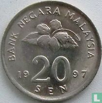 Maleisië 20 sen 1997