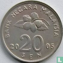 Maleisië 20 sen 2005