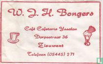 W.J.H. Bongers Café Cafetaria IJssalon