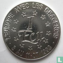Frankrijk 1 ECU 1993 de Draguignan - 40ste Olijfbeurs