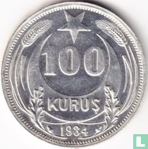 Türkei 100 Kurus 1934 (Typ 1)