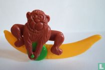 Monkey on banana