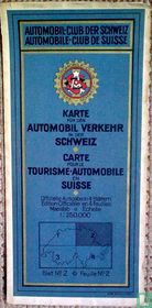Karte fur den Automobil Verkehr in der Schweiz