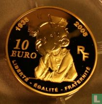 Frankrijk 10 euro 2008 (PROOF) "70 years of Spirou"