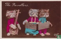 The Revellers. -Drie katten met gitaar en songbook