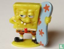 Spongebob met surfplank
