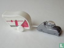 Auto met caravan