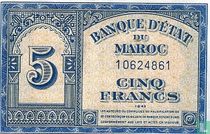 Maroc 5 Francs 1943