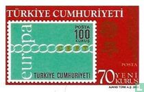 50 years Europe stamps