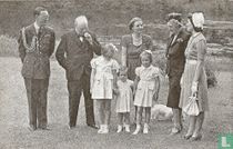 Het Prinselijk gezin met de familie Churchill op Soestdijk Zondag 12 mei 1946