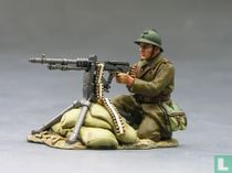 Französischer Soldat Machine gunner