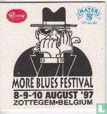 More Blues Festival 1997 - "Blauwe 'Mater Witbier' opschrift"