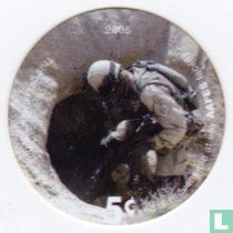 AAFES 5c 2005 Military Picture Pog Gift Certificate 6E51