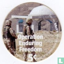 AAFES 5c 2005 Military Picture Pog Gift Certificate 6J51