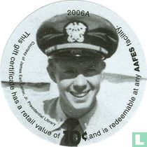 AAFES 10c 2006A Military Picture Pog Gift Certificate 8C101