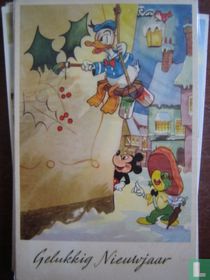 Gelukkig Nieuwjaar - Disney figuren  