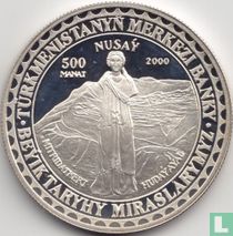 Turkmenistan 500 manat 2000 (PROOF) "Old Nisa Fortress"