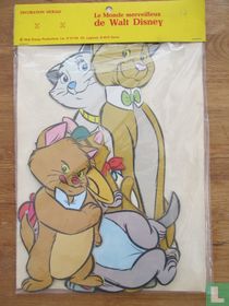 Disney wand decoratie Aristocats jaren 60