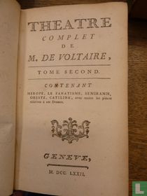 Theatre complet de mr. de Voltaire 2