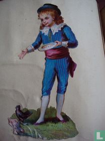 Jongen met vogels