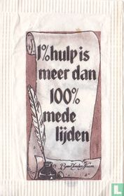1% hulp is meer dan 100% medelijden