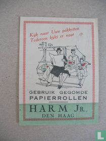 GEEN STICKER - Gebruik Gegomde Papierrollen