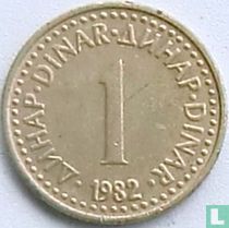 Yougoslavie 1 dinar 1982