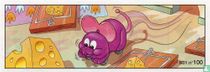 Pink mouse on wheels