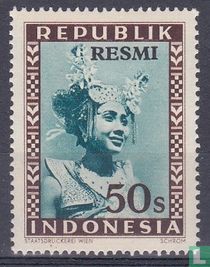Dancer with overprint