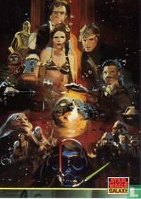 The characters from Return of the Jedi