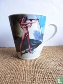 Becher - Schiff ahoi - Pin-Up Girls - L. Dake & Zn