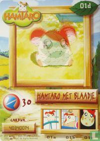 Hamtaro met blaadje