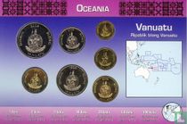 Vanuatu combinatie set "Coins of the World"