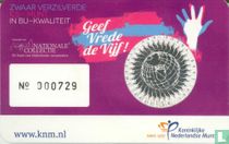 Netherlands 5 euro 2013 (coincard - BU) "300 years Peace Treaty of Utrecht" for sale