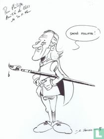 Michel Jacob-original fantekening/dédicace-1996