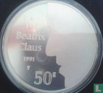Netherlands 50 gulden 1991 "25th anniversary Royal Wedding of Beatrix and Claus"