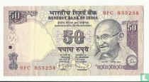 India 50 Rupees 2010