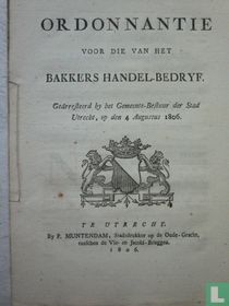 Ordonnantie voor die van het bakkers handelbedrijf