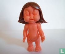 Doll with brown long hair